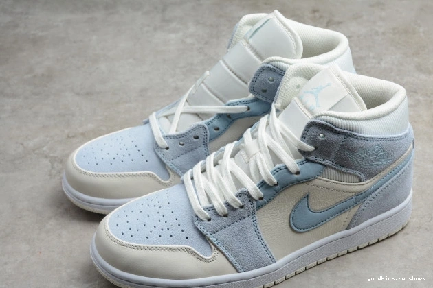 Cheap Mixed Air Mid Jordan DA4666-100 1 Blue Textures 0823
